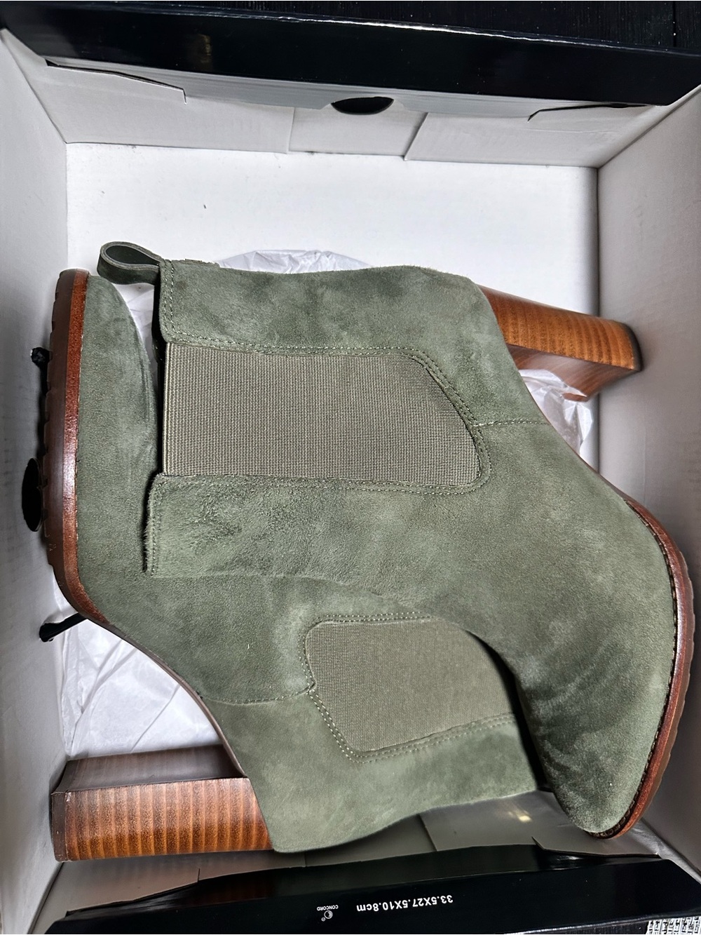 Ralph Lauren Olive Green Suede Chukka Boots